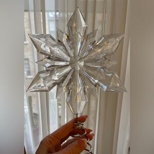 Beautiful Crystal Star Tree Topper